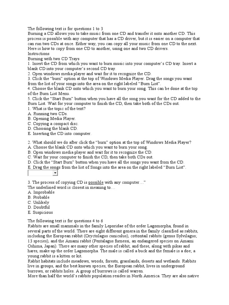 How to Burn a CD: Step-by-Step Guide | PDF | Compact Disc | Lagomorphs