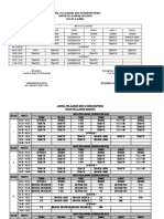 JADWAL PELAJARAN Fix