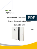Installation & Op Eration Manual Energy Storage System (ESS) Smile-B3 (Au)