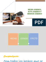 Hecho, Acto y Negocio Jurídico 2022