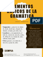 Elementos Básicos de La Gramática