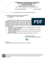 Surat Pelaksanaan Pendaftaran PPG Dalam Jabatan Tahun 2022