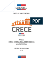 Bases de Convocatoria Crece 2022 Coquimbo