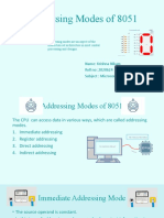 Addressing Modes of 8051