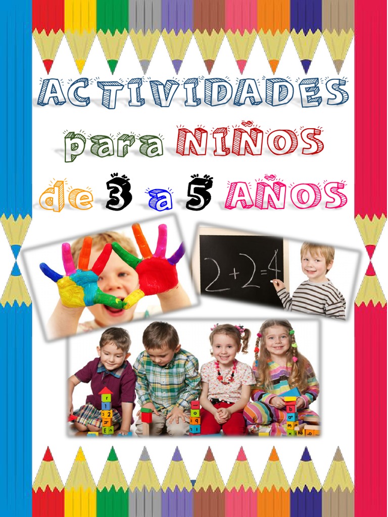 Actividades para Niños de 3 a 5 Años | PDF | Color | Educación de la ...