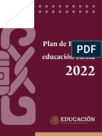 Plan de Estudios educación básica 2022