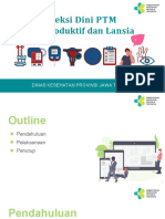 Deteksi Dini PTM - Lansia (MATERI PONKESDES)