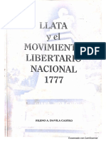 LLATA y El MOVIMIENTO LIBERTARIO NACIONAL 1777 - FILENO A. DAVILA CASTRO