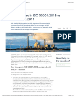 Amendments 50001-2018 Vs ISO 50001-2011 - DNV GL