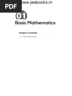 Basic Mathematics: Chapter Contents