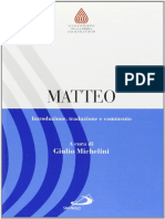 Matteo. Introduzione, Traduzione e Commento by Giulio Michelini (Z-lib.org)