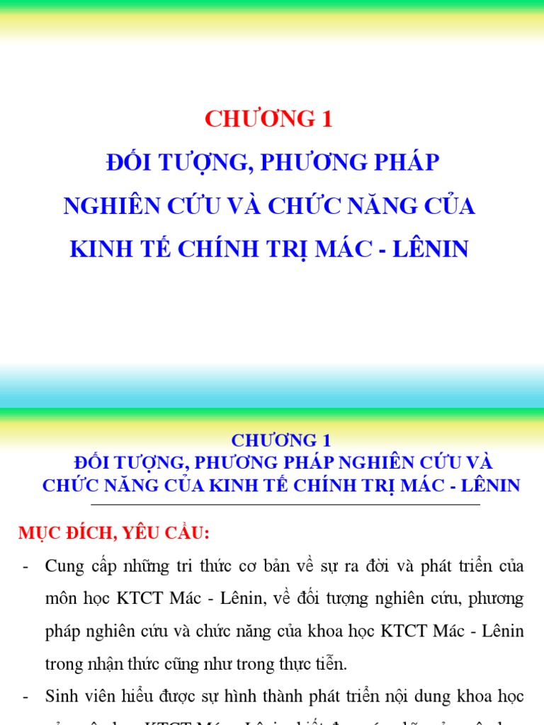 KTCT. Chương 1 | PDF