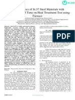 Characteristics of St.37 Steel Materials with Temperature and Time on Heat Treatment Test