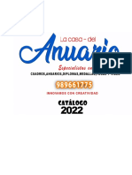 CATÁLOGO DE ANUARIO 2022