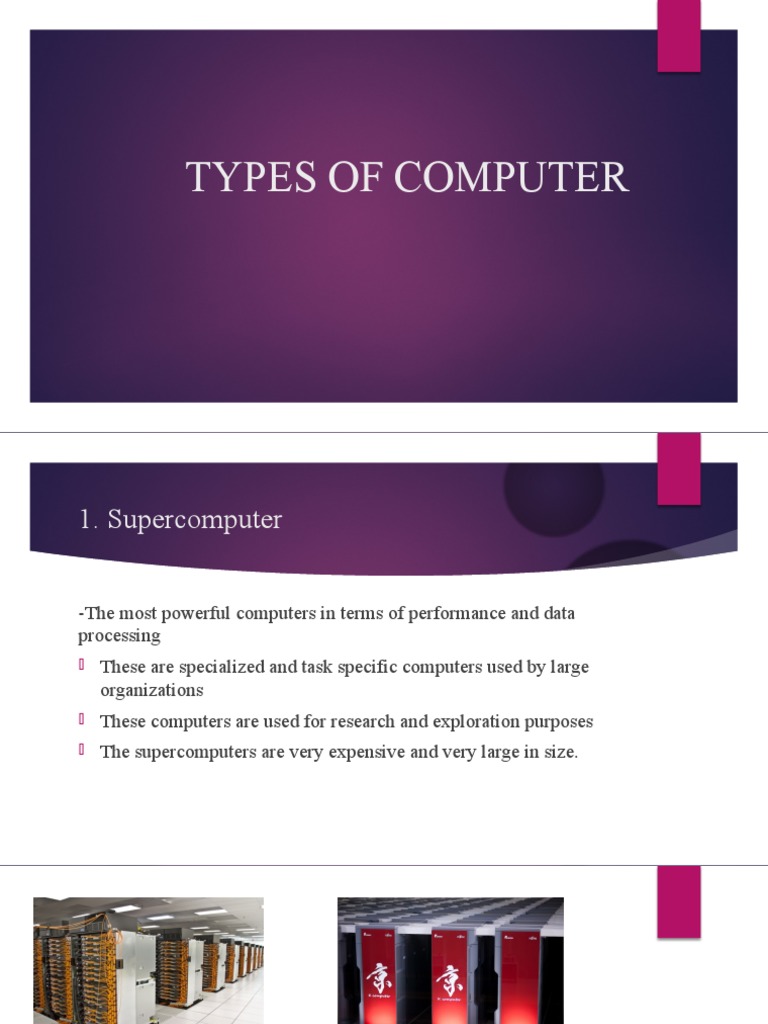 TYPES OF COMPUTER | PDF