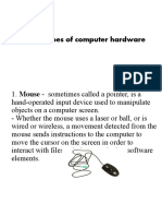 Basic Types of Computer Hardware