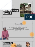 Tendencias de arquitectura contemporánea de Balkrishna Doshi