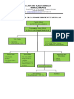 Struktur Organisasi Klinik Syifaunnaas