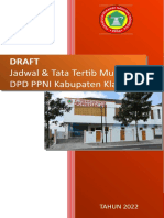 Draft Jadwal & Tatib Musda X DPD Ppni Kab. Klaten