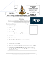 Form C (B) Application For Regain Citizenship Pursuant To Section 18 of The Citizenshp Act (Cap 112) Part A - Personal Details