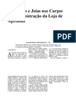 Títulos e jóias nos cargos da administração