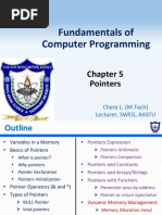 Chapter 5 (Part I) - Pointers