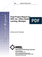 Final Project Report For DPD, Inc. Office Building in Lansing, Michigan