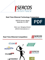 Real-Time Ethernet Technology Comparison: Peter Lutz, Managing Director SERCOS International E.V