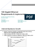100 Gigabit Ethernet Requirements & Implementation