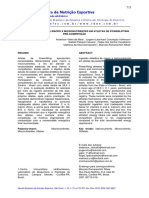 Ingestão Dietética de Macro e Micronutrientes em Atletas de Powerlifting Pré-Competição