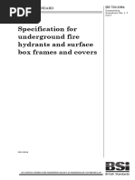 BS 750 1984 Specification For Underground Fire Hydrants and Surface Box Frames and Covers