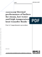 BS 845-2-1987 Assessing Thermal Performance of Boilers For Steam, Hot Water and High Temperature