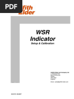 WSR Indicator: Setup & Calibration