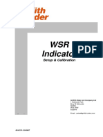 WSR Indicator Setup and Calibration Guide
