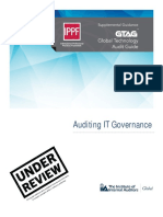 Auditing It Governance