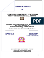 Dokumen - Tips 976 Customers Investors Perception About Investing in Real Estate1