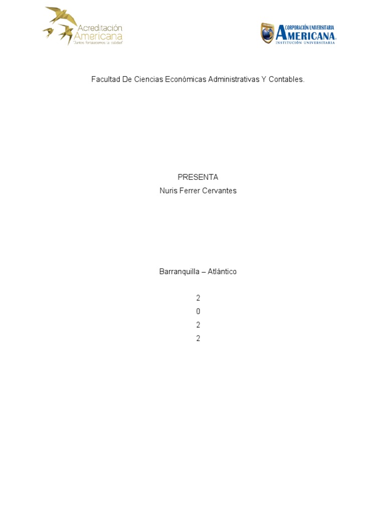Facultad de Ciencias Económicas Administrativas Y Contables | PDF ...