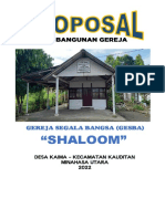 Proposal Pembangunan Gereja Gesba