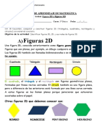 Figuras 2D y 3D: Guía de aprendizaje de matemática