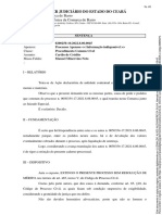 Comarca de Barro Vara Única Da Comarca de Barro: Poder Judiciário Do Estado Do Ceará