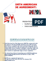 Nafta (North American Free Trade Agreement) Rupam and Maya
