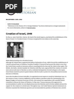 Creation of Israel, 1948 - Milestones - 1945-1952 - Milestones in The History of