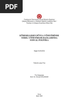 Kuresellesen Dunya Yonetiminde Yerel Yonetimler a Sosyal Politika Social Policy in Terms of Local Managements in the Globalizing World Management