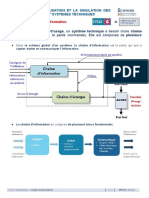 Chaine D'information: La Modelisation Et La Simulation Des Objets Et Systemes Techniques