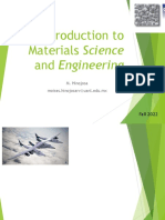 Introduction To Materials Science and Engineering: M. Hinojosa Moises - Hinojosarv@uanl - Edu.mx