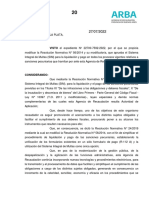 Reso 20-22 Arba - Procedimiento Tributario