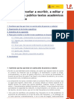 56121849 Pasos Para Ensenar a Escribir a Editar y a Exponer en Publico Textos Academicos en Sec Und Aria