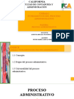 Proceso administrativo: concepto, etapas y universalidad