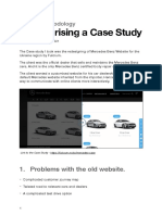 Summarising A Case Study: Design Methodology