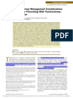 Intraoperative Airway Management Considerations For Adult Patients Presenting With Tracheostomy: A Narrative Review